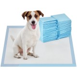 PawHut Set 100 Covoare Absorbante pentru C&acirc;ini cu 6 Straturi, Covoare Igienice pentru C&acirc;ini, 45x60 cm, Albastru | Aosom Romania