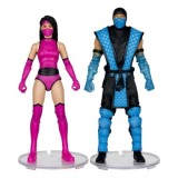 Mortal Kombat Set 2 figurine articulate Sub-Zero vs. Mileena (Klassiks) 18 cm