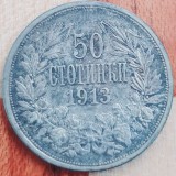 Cumpara ieftin 831 Bulgaria 50 stotinki 1913 Ferdinand I km 30 argint, Europa