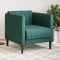 Fotoliu, verde inchis, material textil - 2