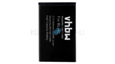 Baterie de telefon mobil VHBW BeaFon EU001B, S400 EU001W - 600mAh, 3.7V, Li-ion foto