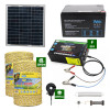 Pachetgard electric cuPanou solar 2,5J putere și2000mFir160Kgcu acumulator 12Ah