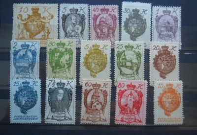1920 SERIE LIECHTENSTEIN foto