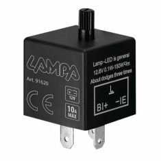 Releu electronic pentru semnalizatoare cu variator de frecventa intermitenta - 12V - 10A Garage AutoRide foto