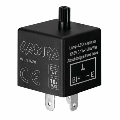 Releu electronic pentru semnalizatoare cu variator de frecventa intermitenta - 12V - 10A Garage AutoRide foto