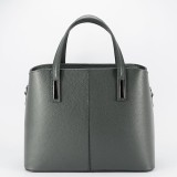 Cumpara ieftin Geanta mare gri din piele naturala 8922 130