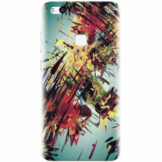 Husa silicon pentru Huawei P10 Lite, Complex Abstract Colorful 3D Drawing