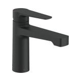 Cumpara ieftin Baterie lavoar Avital Tay Grande, negru mat, pipa inalta, monocomanda, cartus ceramic, alama, ventil push-open