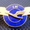 I.695 GERMANIA INSIGNA AVIATIE LH LUFTHANSA 58mm email BADGE