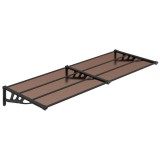 Cumpara ieftin Copertina de usa, negru, 239x90 cm, policarbonat