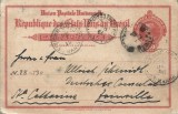 CP878N R&eacute;publique des Etats-Units du Br&eacute;sil, carte postale, 100 reis, 1912