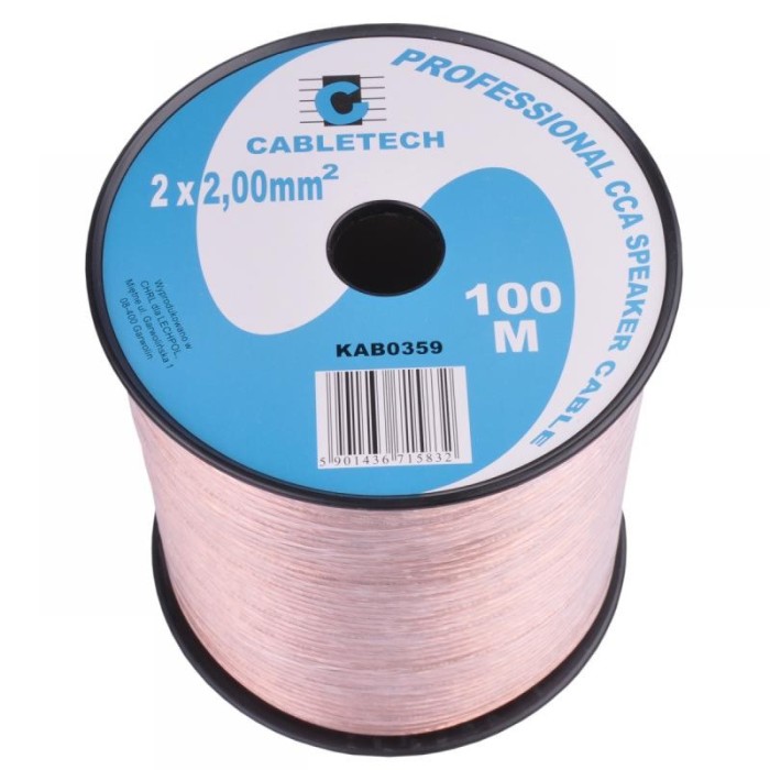Cablu dif 2x2 transp CCA CBT