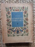 M. Eminescu Literatura populara, colectia Miorita, Tineretului