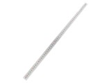 Mini-rigla autoadeziva ELESA+GANTER 11mm x 500mm, Plastic, Argintie, Cifre Orizontale