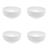 Set boluri, 4 piese, 700 ml, Portelan, Alb