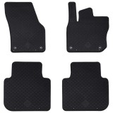 vidaXL Covor pentru mașină 4 pcs Negru &Scaron;koda KODIAQ TDI TPE 42029098