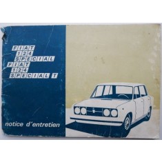 Fiat 124 Special Fiat 124 Special T Notice d&#039;entretien
