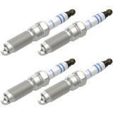 Set 4 bujii Bosch Ford: B-Max, C-Max, EcoSport, Fiesta, Focus, Mondeo, Tourneo/Transit 1.0 EcoBoost