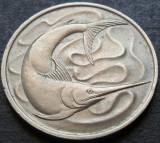 Cumpara ieftin Moneda exotica 20 CENTI - SINGAPORE, anul 1967 * cod 3119