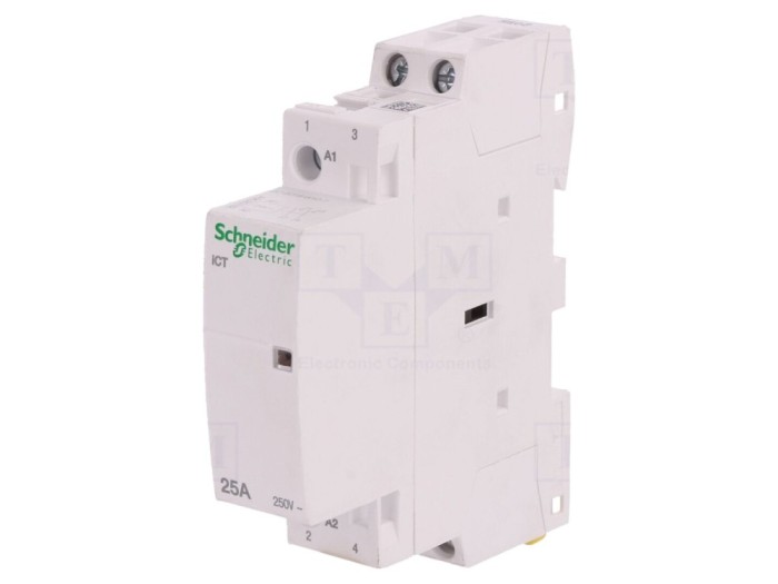 Contactor modular 2-pol 25A 24VAC
