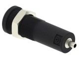 Conector ELECTRO-PJP 4mm Banana 10A Negru cu Orificiu de Lipit 2mm