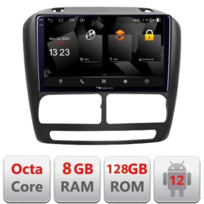 Navigatie Fiat Doblo 2010-2017 si Opel Combo 2010-2017 Android Octa Core Qualcomm 2K Qled 8+128 DTS DSP 360 4G Optical CarStore Technology foto