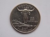 QUARTER DOLLAR 2007 USA-COMEMORATIV-MONTANA