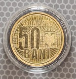 50 BANI 2015 COMEMORATIVA, DENOMINAREA - in capsula