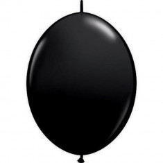 Balon Cony Onyx Black, 6 inch (16 cm), Qualatex 90176 foto