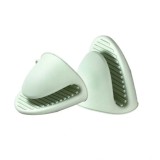 Set 2 buc Manusa de bucatarie, din silicon termorezistent , Verde