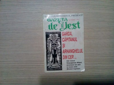 GAZETA DE VEST-135/Septembrie 1997, 96p - Garda Capitanul si Arhanghelul din Cer foto