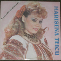 vinyl Marisena Teicu ‎– Te-am Iubit Cu Atâta Dor,1993,disc neascultat,foarte rar