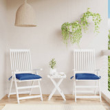 Perne de scaun, 2 buc., albastru, 40x40x7 cm, textil oxford GartenMobel Dekor, vidaXL