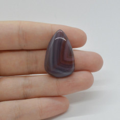 Cabochon agat botswana portocaliu 30x19x6mm c75