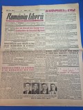 ziarul romania libera 9 aprilie 1949 - articol judetul botosani,cursurile de alfabetizare
