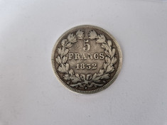 Franta 5 Francs-1832 A-Argint foto