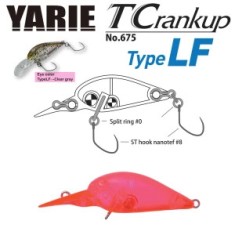 VOBLER YARIE JESPA 675 T-CRANKUP TYPE LF C18 CLEAR PINK 3.5CM 2.6G foto