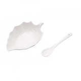 Cumpara ieftin Set sosiera, 8 piese, model frunza