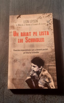 Un baiat pe lista lui Schindler Leon Leyson foto