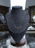 Cumpara ieftin Colier din Argint 925 Crystal Charms , Lant cu 5 Banuti Pavati cu Cristale