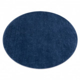 Covor de spalat modern LINDO cerc s&ouml;t&eacute;tk&eacute;k, anti-alunecare, shaggy, cerc 60 cm