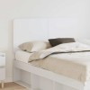 VidaXL Tăblie cap cu headboard Alb 135 cm Lemn compozit 887890