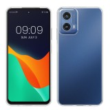 Husa Kwmobile pentru Motorola Moto G34, Transparent, Silicon, KWM000022QT001C, Carcasa