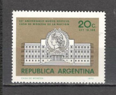 Argentina.1970 25 ani noul edificiu Tipografia de Stat GA.261 foto