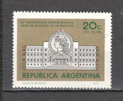 Argentina.1970 25 ani noul edificiu Tipografia de Stat GA.27 foto