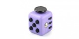 Cub antistres, fidget, mov cu butoane negre, 3x3x3 cm