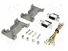 Adaptor din ambele par&amp;#355;i, D-Sub 9pin mama, MH CONNECTORS - GA0909FFLGK-RC