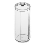 Organizator pentru dischete demachiante, transparent cu capac, 7.5x18 cm, Oem