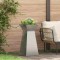 vidaXL Vază pe pilon 2 pcs Argintiu 35 x 35 x 73 cm Oțel 873849