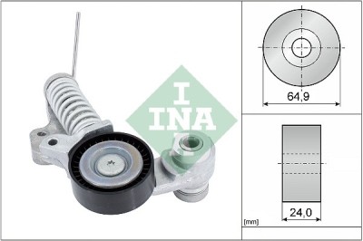INA 534 0702 10 Intinzator curea, curea distributie foto